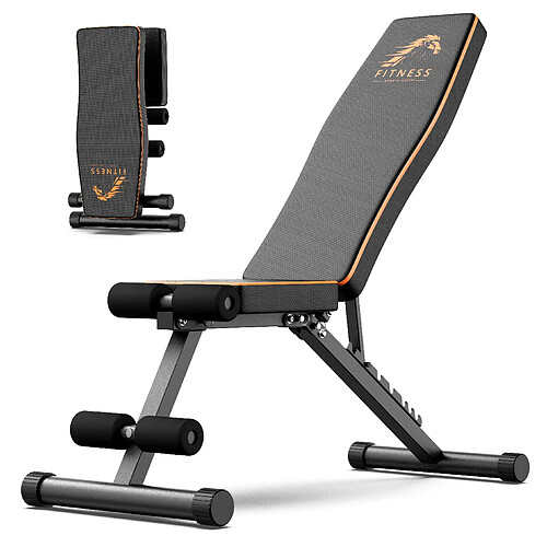 RATTANTREE Banc de musculation réglable, idéal pour un entraînement complet du corps