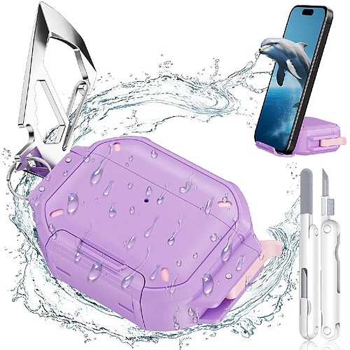 INF Étui de protection en TPU avec stylo de nettoyage compatible avec Apple AirPods Pro 3 - An