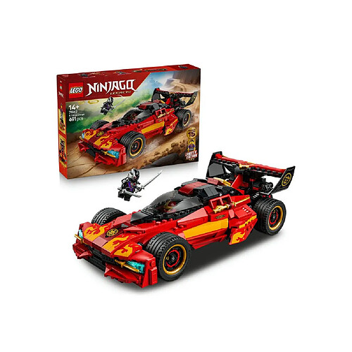 LEGO NINJAGO Ninja X-1 Charger - 2-en-1 - 71867 - Rouge et noir