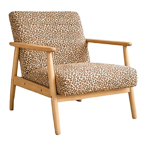 Paris Prix Fauteuil Design Léopard Runbert 80cm Marron