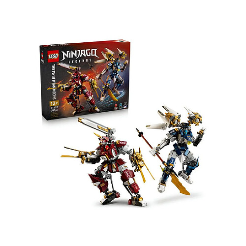 LEGO NINJAGO Legends 71870 - Twin Titan Mechs - Kai & Nya - Blanc