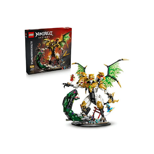 LEGO NINJAGO Legends 71872 - Ultra Dragon Battle à 4 têtes - 2178 pièces
