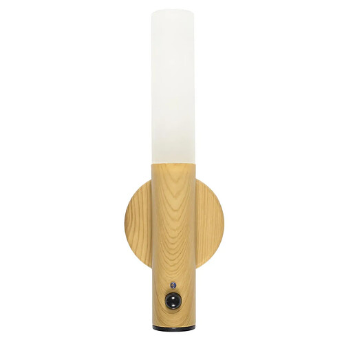 The Home Deco Factory Applique Murale Magnétique Rechargeable 18cm Naturel