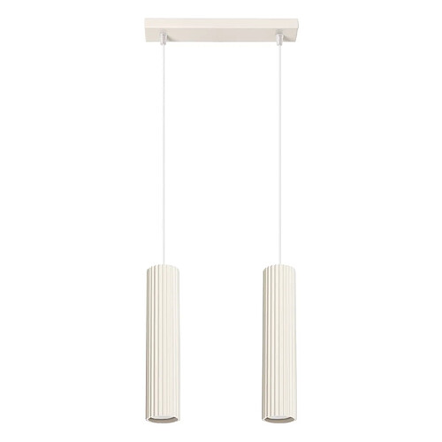 Sollux Lighting Suspension beige KARBON barre 2 spots GU10 10W Sollux