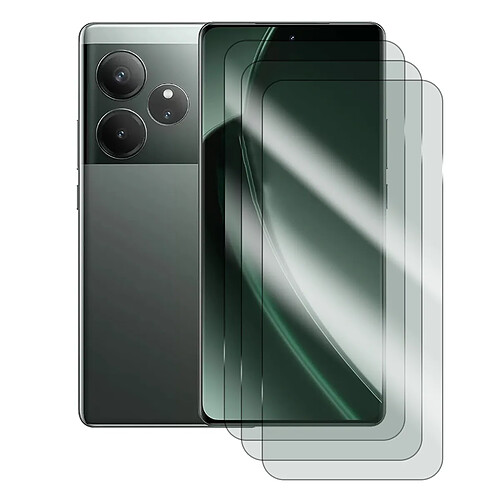 Visiodirect Verres trempés pour Realme GT 6 5G et GT 6T 5G - Lot de 3