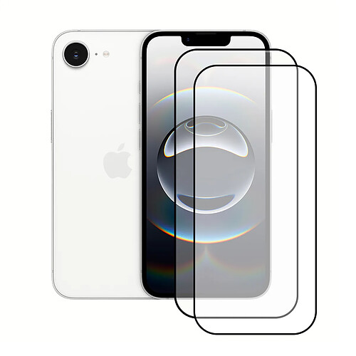 Visiodirect Verre trempé pour iPhone 16e - Lot de 2