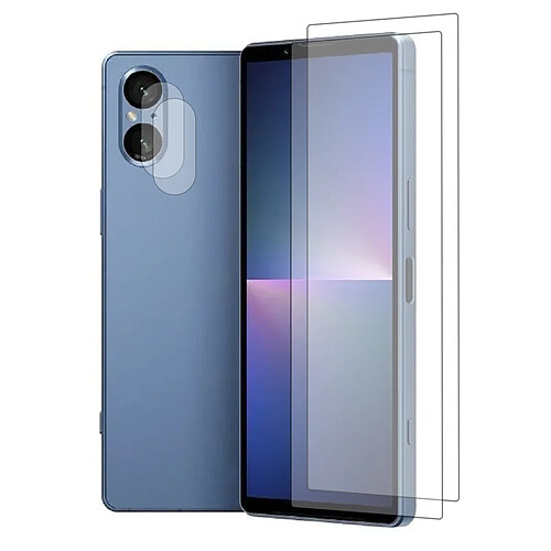 Visiodirect Verres trempés écran et caméra pour Sony Xperia 5 V - 4 pièces