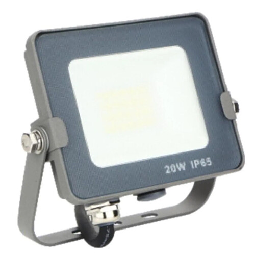 Projecteur LED FORGE+ Silver Electronics IP65 20W 3.000K 1.600lm Gris
