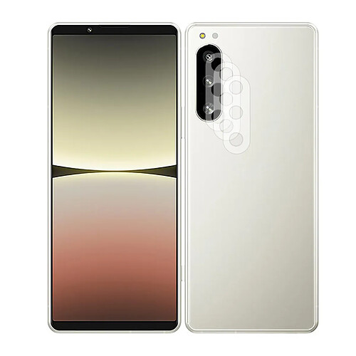 Lot de 3 Verre trempé camera arrière pour Sony Xperia 5 IV 6.1"-Visiodirect