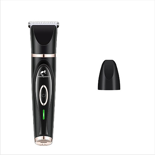 INF Kit de toilettage pour animaux de compagnie à double tête : Tondeuse et rasoir Black