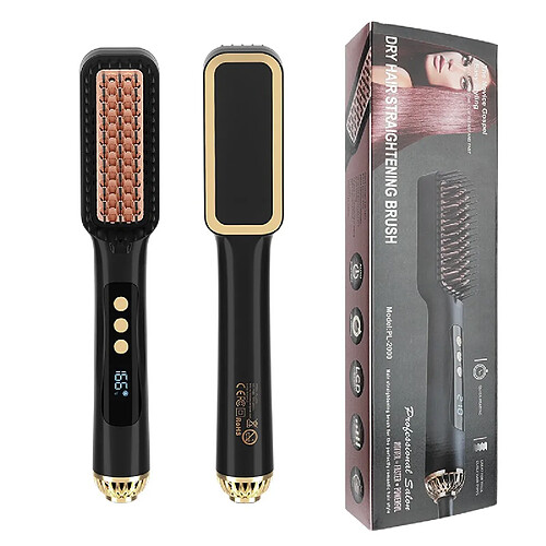 INF Brosse Lissante à Air Froid - Lissage et Soin des Cheveux, Affichage LCD