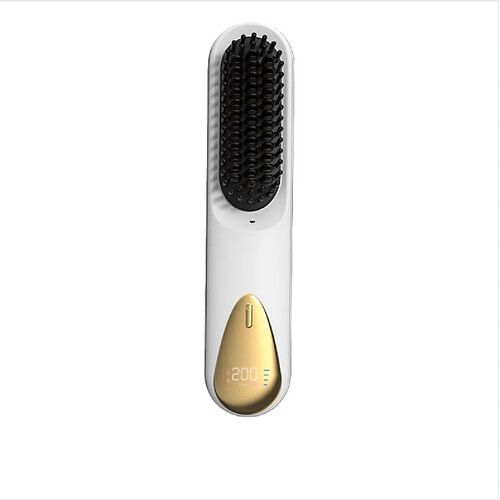 INF Brosse Lissante Portable Sans Fil Rechargeable USB-C avec Températures Réglables et Anti-B