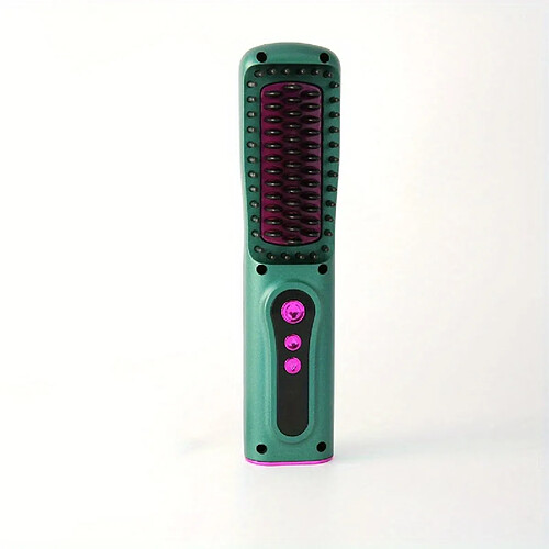 INF Brosse Lissante Rechargeable : Sans Fil & Portable avec Dents 3D Anti-Brûlure