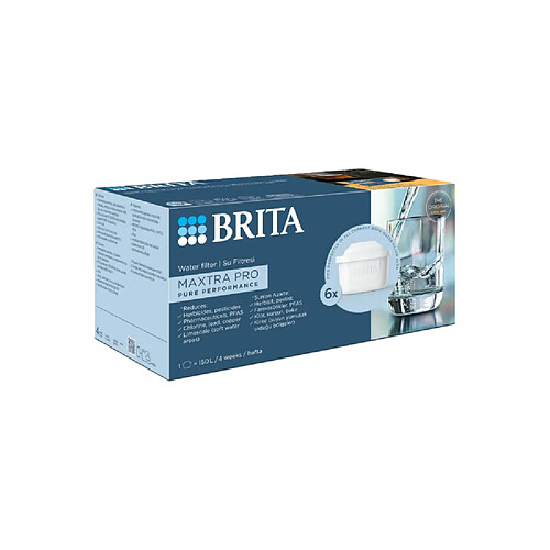 Filtre à eau Brita Maxtra Pro Pure Performance - 6 pcs