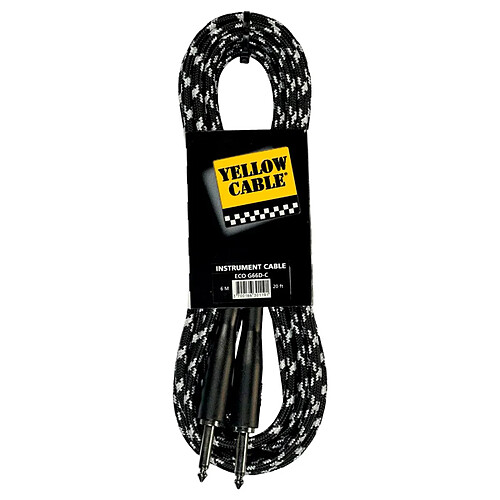 Yellow cable Câble jack-jack G66DG - 6 m