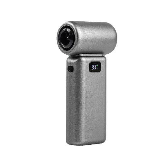 INF Ventilateur portable : Refroidissement portable avec écran LED Grey