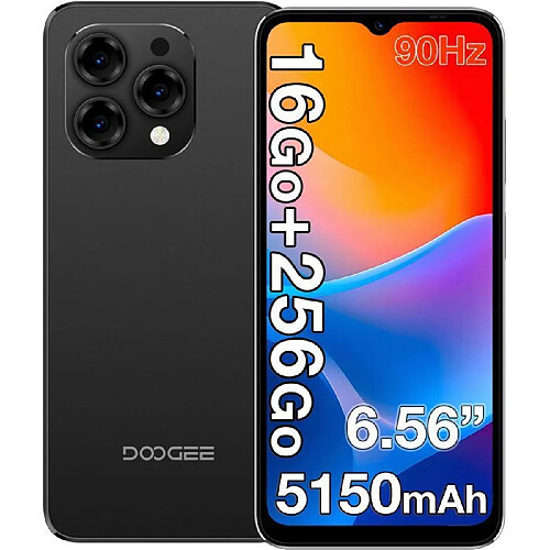 DOOGEE N55 Pro Smartphone - 6.56" Écran Déverrouiller Téléphone - 256 Go - 5150mAh