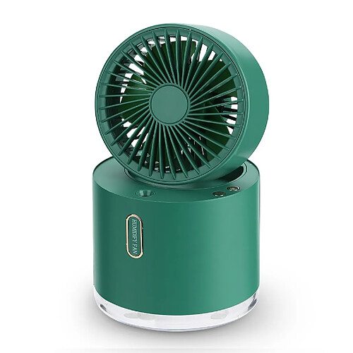 INF D-27 Nouveau ventilateur humidificateur à brume : Restez au frais et hydraté Green