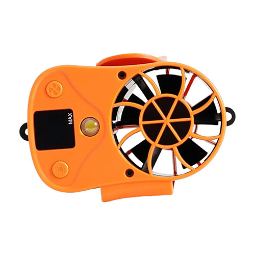 INF Ventilateur de Ceinture Portable : 15000mAh Rechargeable, 7 Vitesses & Écran LED