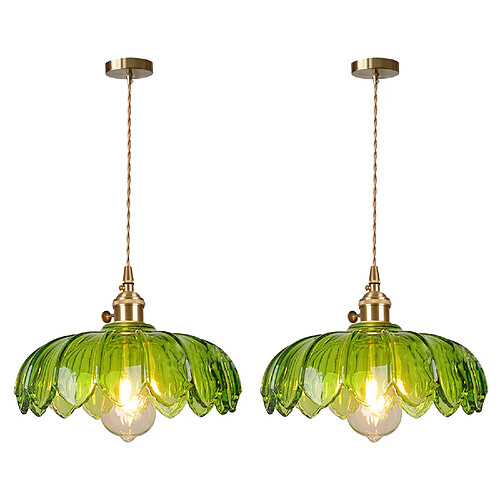 Stoex suspension plafonnier verre - Vert