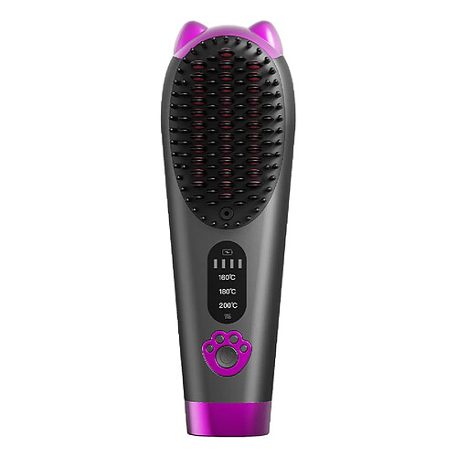 INF Brosse Lissante Électrique Sans Fil : Obtenez des Cheveux de Qualité Salon à la Maison Gre