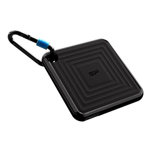 Silicon-Power SILICON POWER External SSD PC60 512Go USB-C 540/500 Mo/s Black