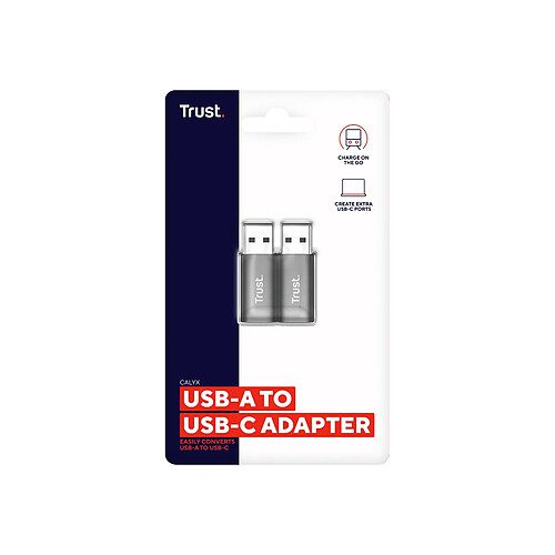 TRUST Pack de 2 adaptateurs USB-C vers USB-A