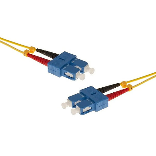 Dexlan Jarretière optique duplex monomode - 1 m