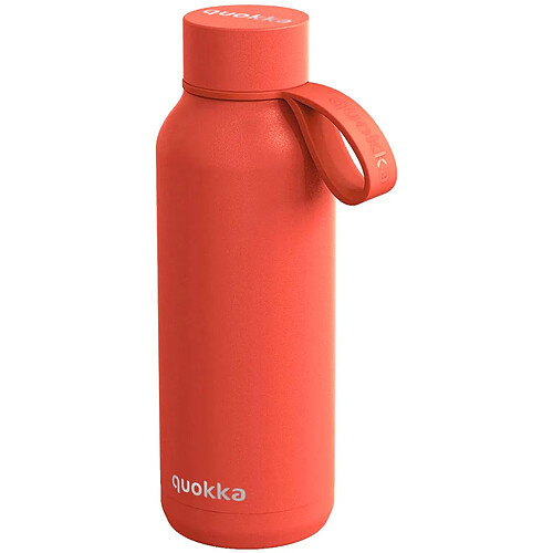 Quokka Bouteille Isotherme 510ml Collection Solid avec Sangle Orange