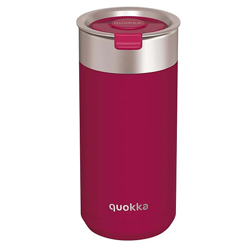Quokka Bouteille Isotherme 400ml avec Infuseur et Isolation Modèle Boost Rouge