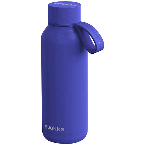 Quokka Bouteille Isotherme 510ml Collection Solid avec Sangle Bleu nuit