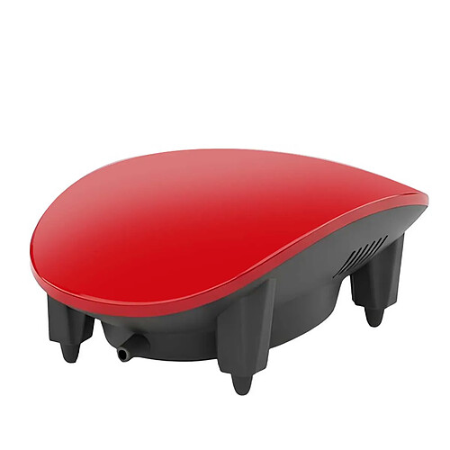 Avizar Pompe à Air pour Aquarium 1.5W Compacte à Faible Niveau Sonore Rouge / Noir