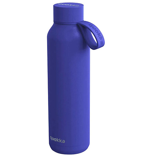 Quokka Bouteille Isotherme 630ml Collection Solid avec Sangle Bleu nuit