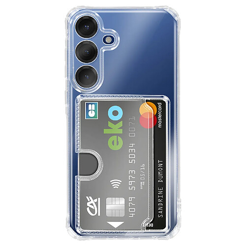 Avizar Coque Porte-carte Galaxy S25 Transparent