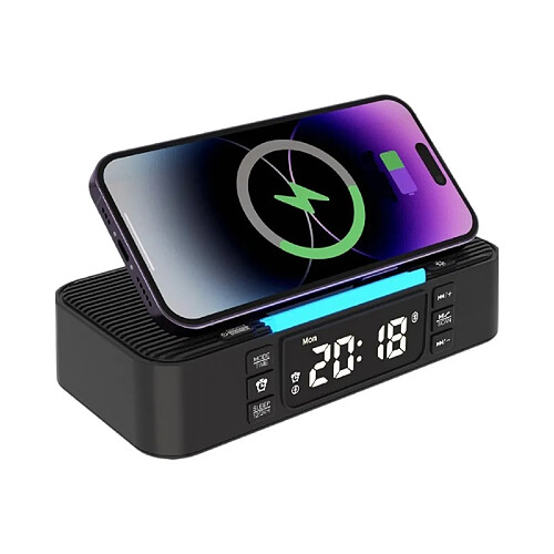 ByteLike Réveil Chargeur Sans Fil 15W
