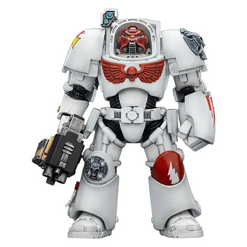 Warhammer 40k - Figurine White Scars Terminator 2 with Power Fist and Storm Bolter 14 cm