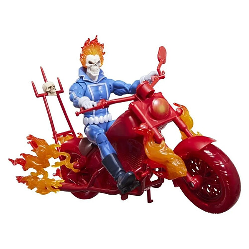 Hasbro Ghost Rider Marvel Legends - Figurine Johnny Blaze with Motorcycle 15 cm