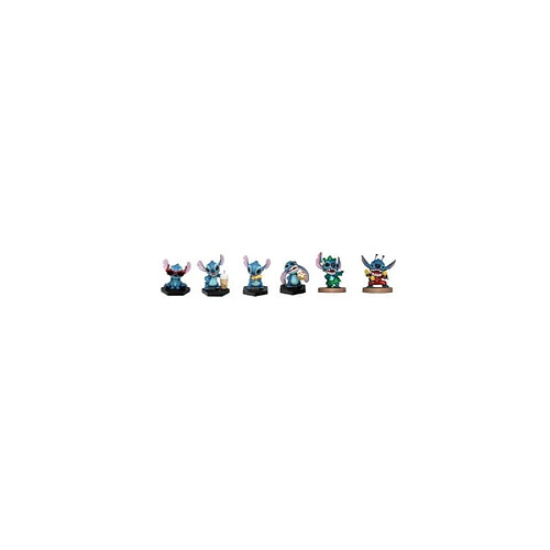Yume Toys Lilo & Stitch - Pack de 6 mini figurines Lilo & Stitch Hero Box Fun Series 8 cm