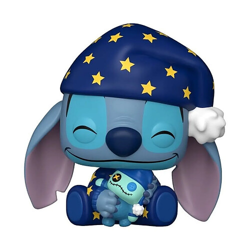 Funko Lilo & Stitch - Figurine POP! Stitch en Pyjama Glow in the Dark 9 cm