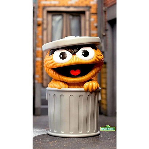 Super7 1, Rue Sésame - Figurine FUN! FUN! Oscar the Grouch (Orange) 13 cm