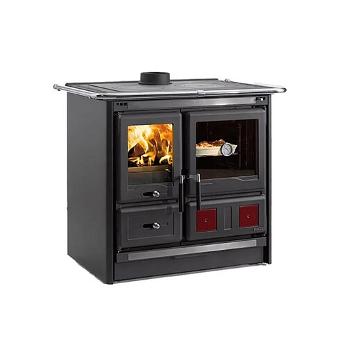 La Nordica Extraflame Cuisinière à bois 9.5kw noir anthracite - ROSAL.16ACIER - NORDICA EXTRAFLAME