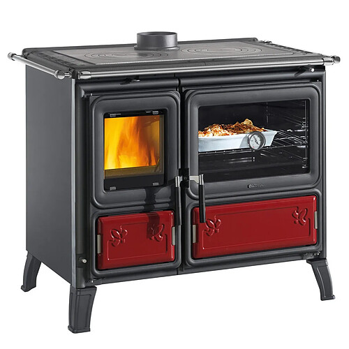 La Nordica Extraflame Cuisinière à bois 8.7 kw bordeaux - MILLY.16BORDEAUX - NORDICA EXTRAFLAME