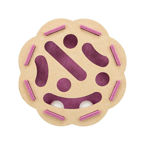 Jouet pour chats Trixie Hole'n'Roll Flower 30 x 30 x 7,5 cm