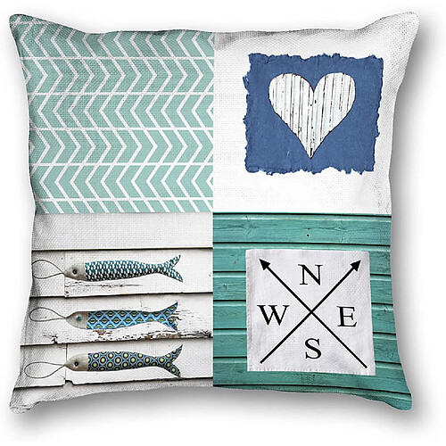 Home collection 59604 - 45x45 cm - Multicolore