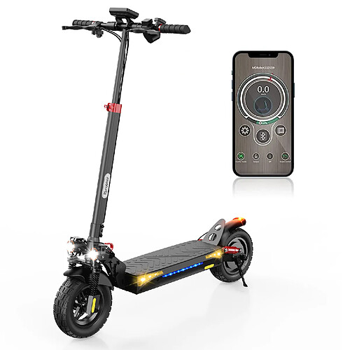 Trottinette Électrique Pliable iScooter iX4 800W 45km/h 48V15Ah 40-45km APP 10"