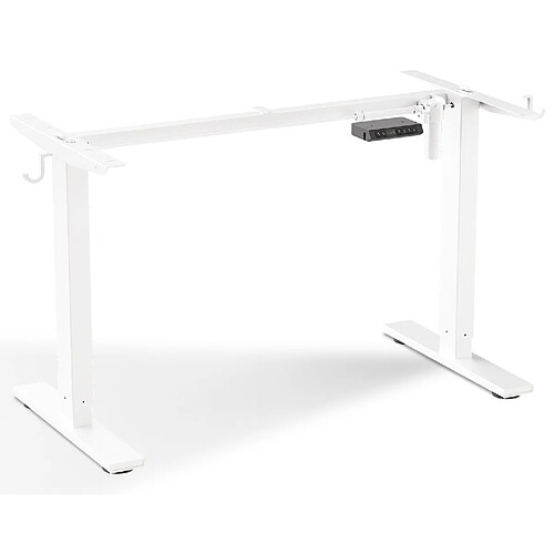 Cadre de Bureau Assis-Debout Électrique - Blanc