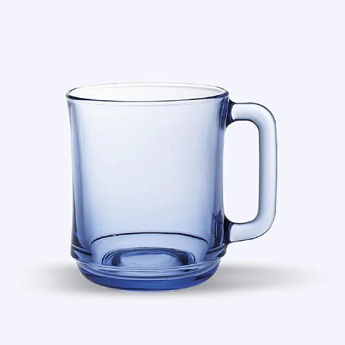 Duralex Lys - Tasse en verre Bleu Marine 31 cl (Lot de 6)