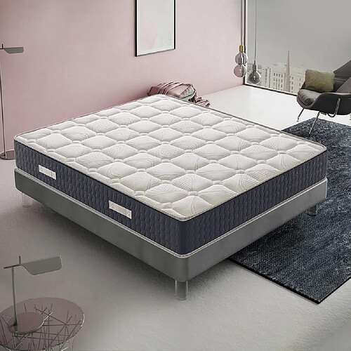 Materassi&Doghe Matelas 200x200 cm à Mémoire de Forme ORTHOPEDIC