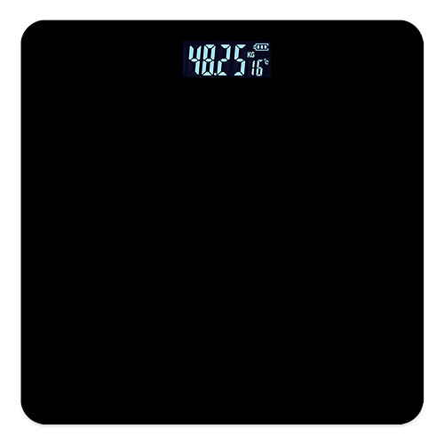INF Rechargeable Tempered Glass Bathroom Scale with LCD Backlight, Type-C 300mAh, 0.05kg Preci