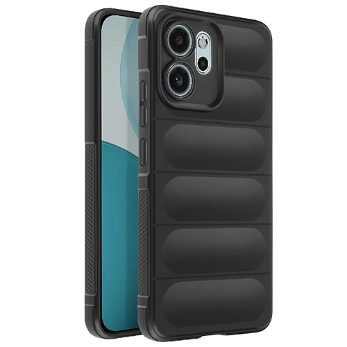 Avizar Coque pour Oppo Reno 14 F / 14 FS Design Texturé en Relief Noir
